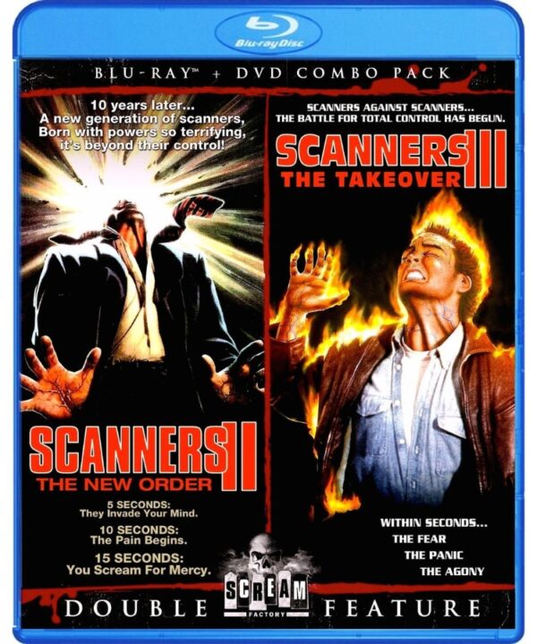 Scanners II: The New Order / Scanners III: The Takeover - Blu-ray - Scream Factory - New