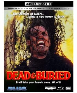 dead buried 4k Dead & Buried (3-Disc Limited Edition/Cover B/Burned) - 4K UHD - Blue Underground - New