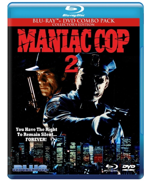 maniac cop 2 blu-ray Maniac Cop 2 - Blu-ray & DVD - Blue Underground - NEW