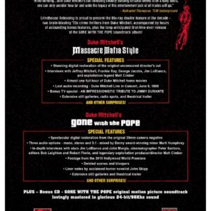 DUKE MITCHELL BACK The Duke Mitchell Collection - Blu-ray & CD w/Slipcover - Grindhouse Releasing - NEW