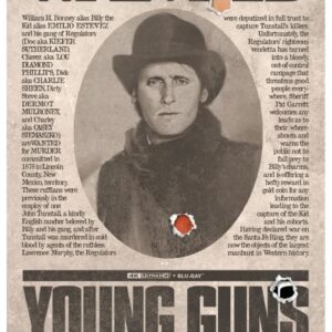 YOUNG GUNS 4K STEELBOOK COVER Young Guns - 4K UHD Steelbook - Lionsgate Limited - NEW
