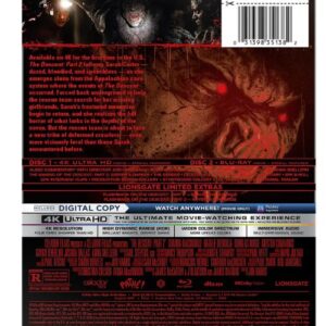 descent part 2 4k steelbook back The Descent Part Two - 4K UHD Steelbook - Lionsgate Limited