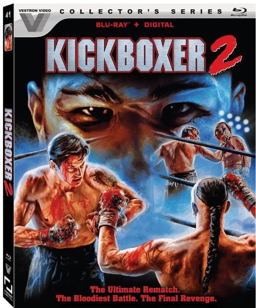 kickboxer 2 blu ray w/slipcover vestron collectors series