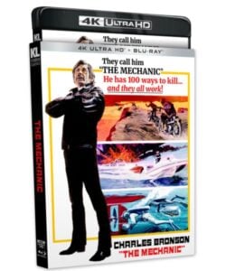 the mechanic 4k uhd & blu ray w/slipcover kino lorber charles bronson the mechanic 4k uhd & blu ray w/slipcover kino lorber charles bronson