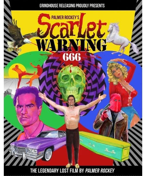 scarlet warning 666 blu ray & cd w/slipcover grindhouse
